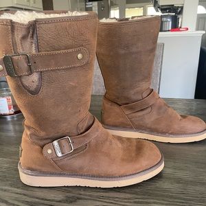 Ugg Australia Sutter leather boots in brown
